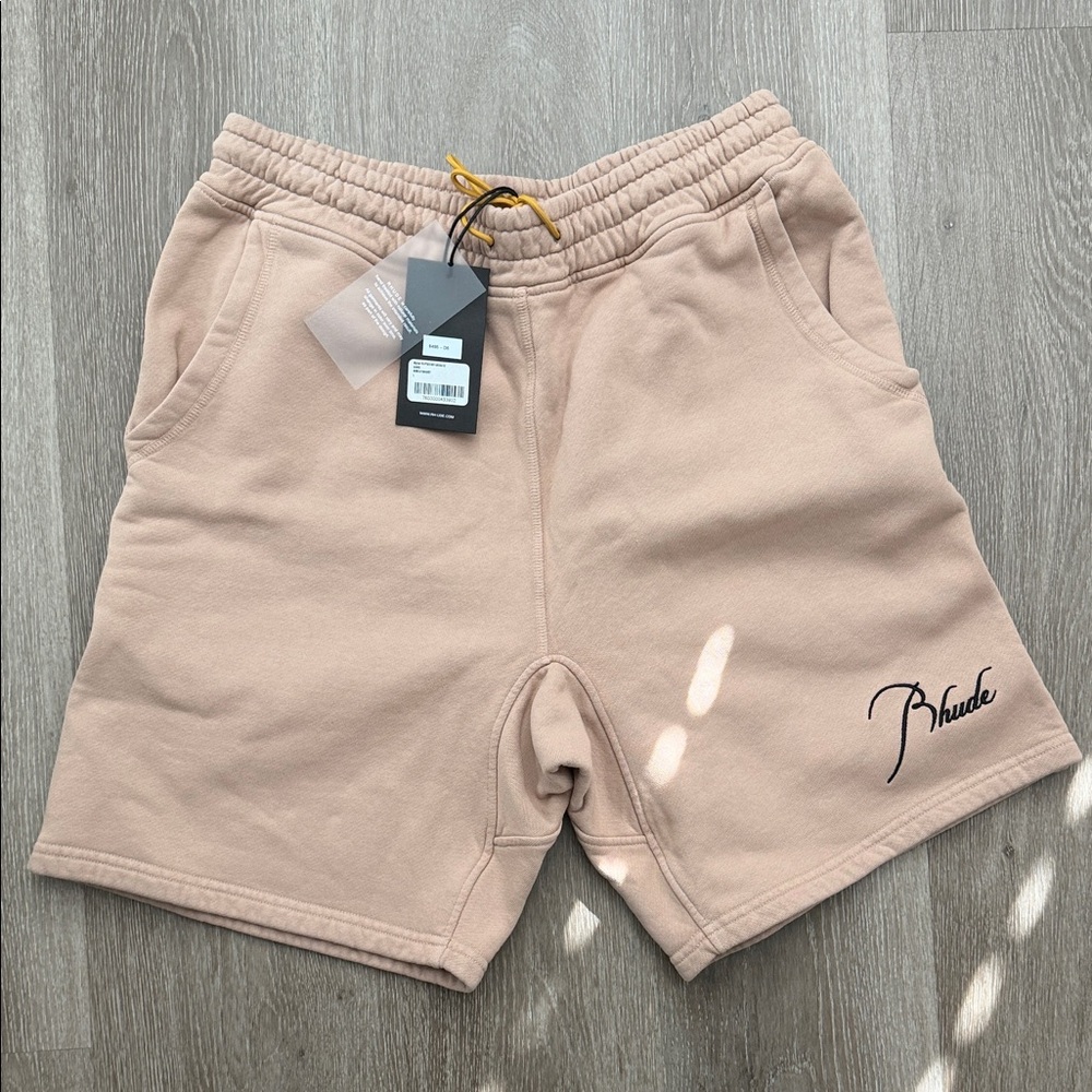 Rhude Beige Athletic Shorts